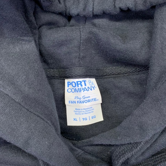 Fender Guitar Hoodie Size XL Graphic Sweatshirt Port & Company Black - Picture 5 of 12